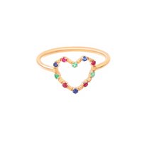 Anello Maman et Sophie Donna Mon coeur & etoile in Oro rosa Zaffiro ANMCRRM10 - ANMCRRM10
